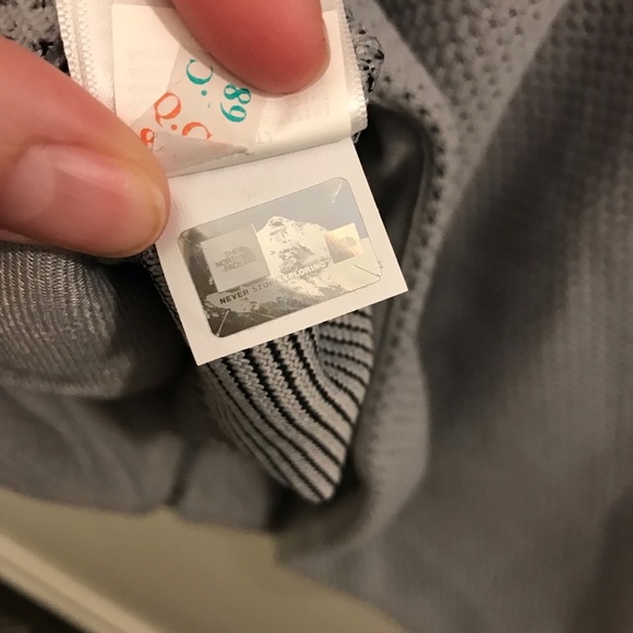 The North Face Sibley Fleece Hoodie Small Gray Jacket Sweatshirt Zip Up Knit - Picture 11 of 12